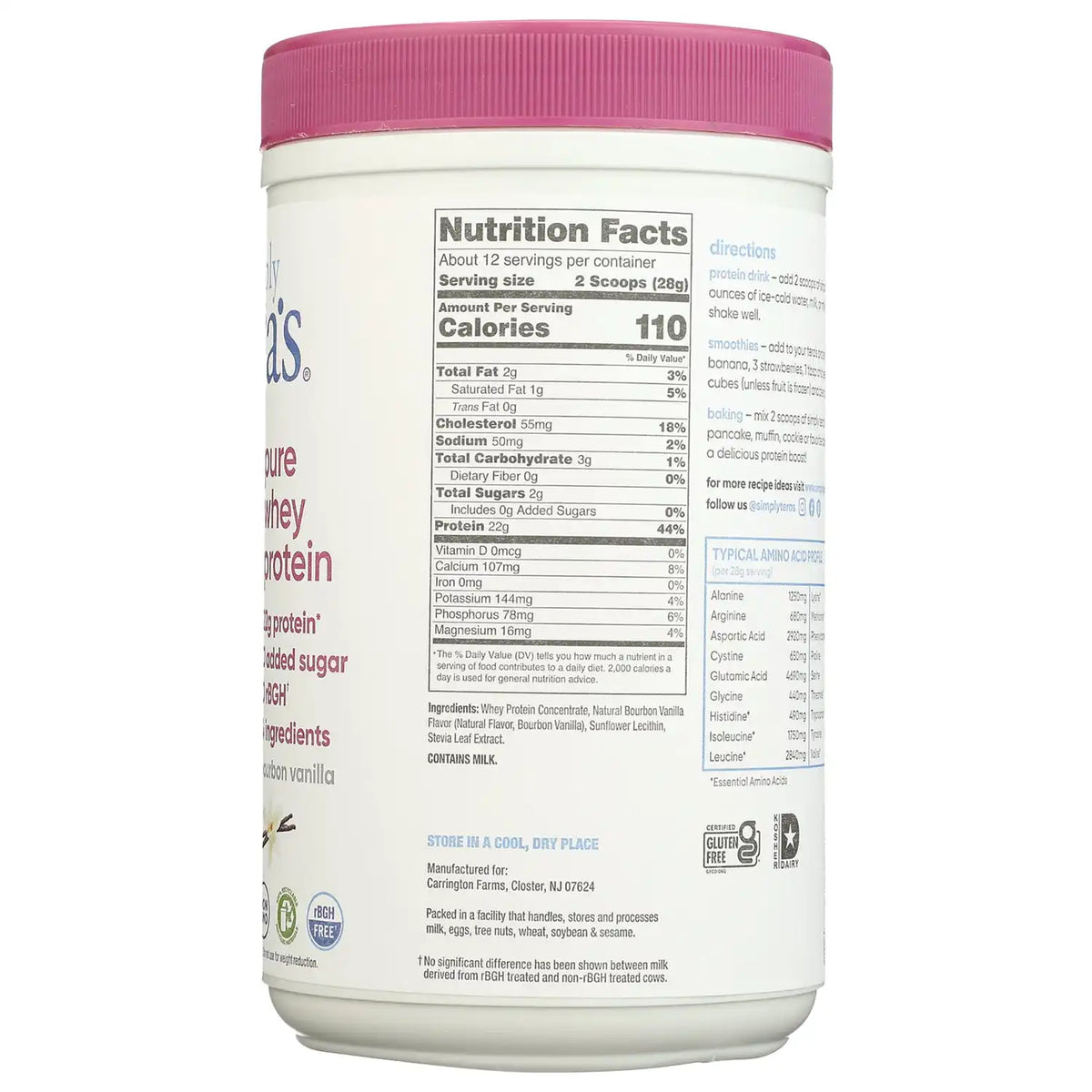 Pure Whey Protein - Bourbon Vanilla