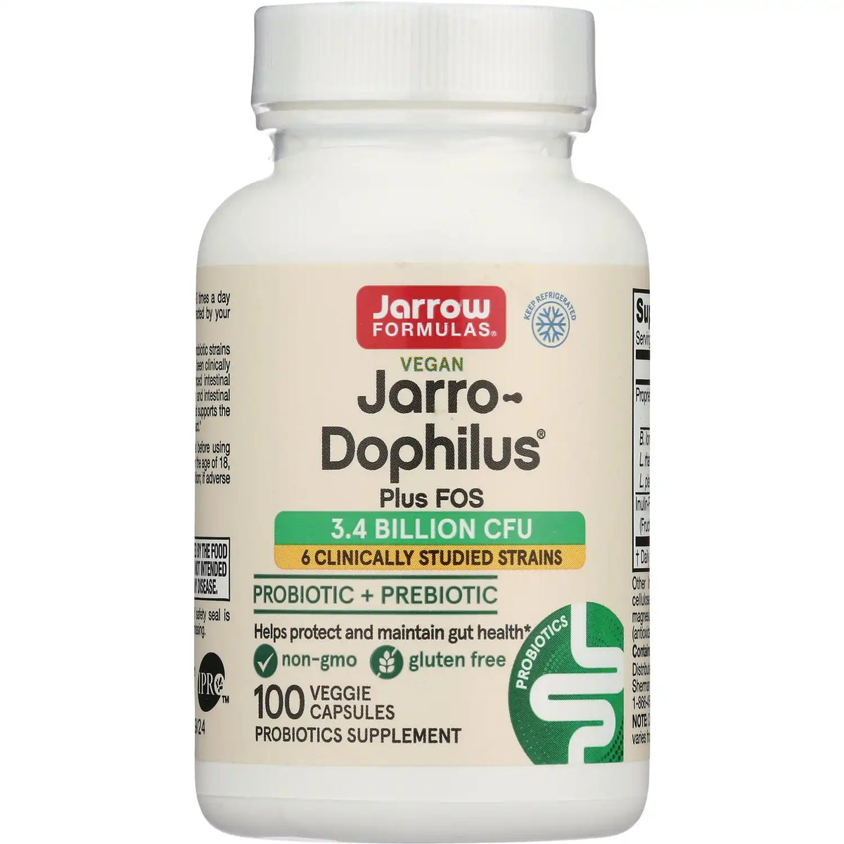 Vegan Jarro-Dophilus Plus FOS